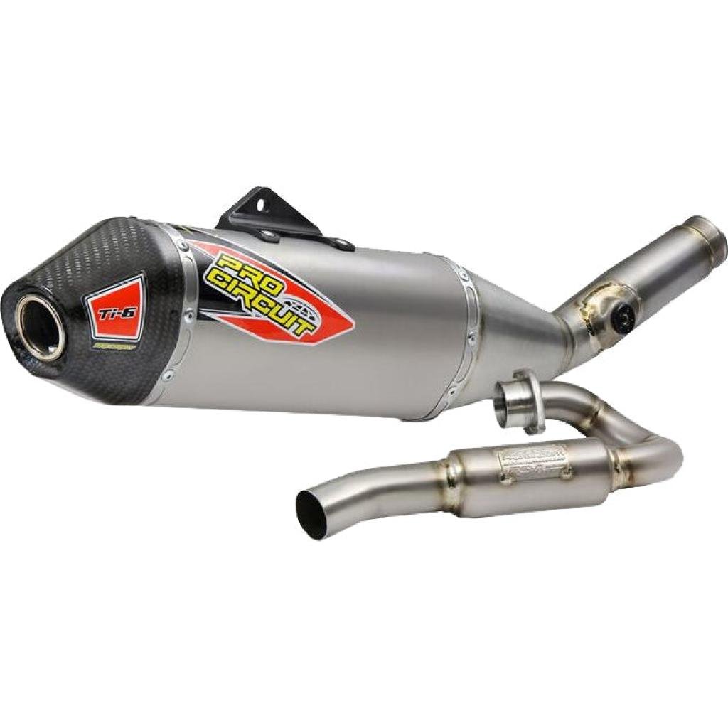 Pro Circuit Ti - 6 Ti System with Carbon End Cap Kawasaki KX450 2024 | 0322445F - MojoMotoSport.com