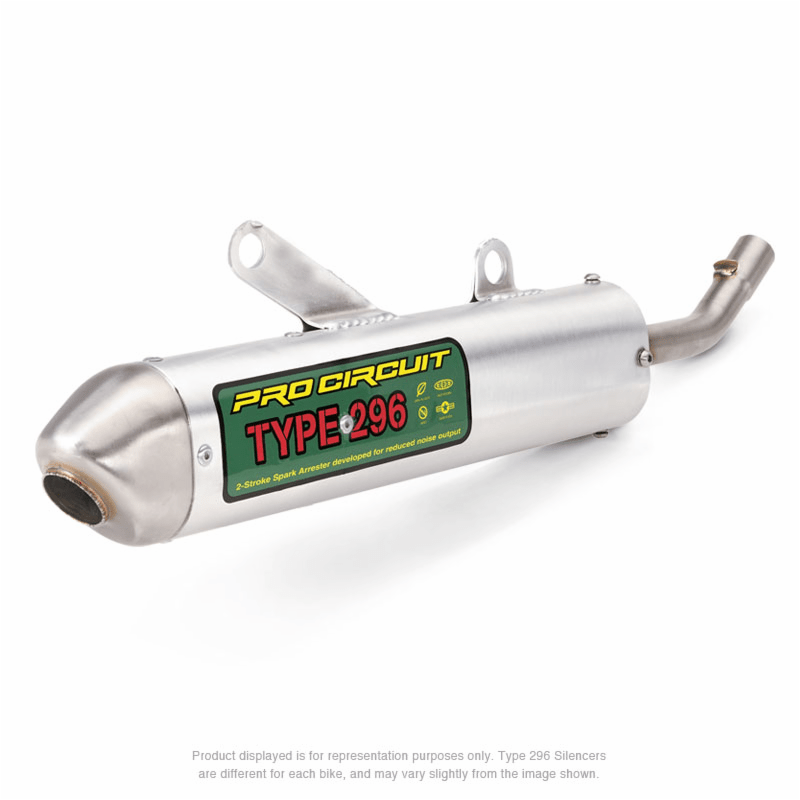 Pro Circuit Type 296 S.A. Silencer 2003 - 05 Kawasaki KX125 | SK03125 - 296 - MojoMotoSport.com
