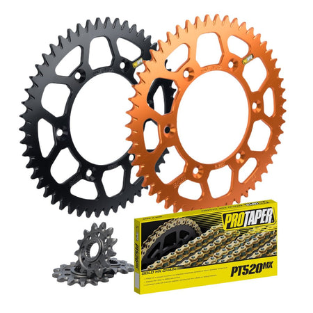 ProTaper Gold Series Chain & Sprocket Kit KTM/HusqvarnaGasGas 85 - 105 - MojoMotoSport.com