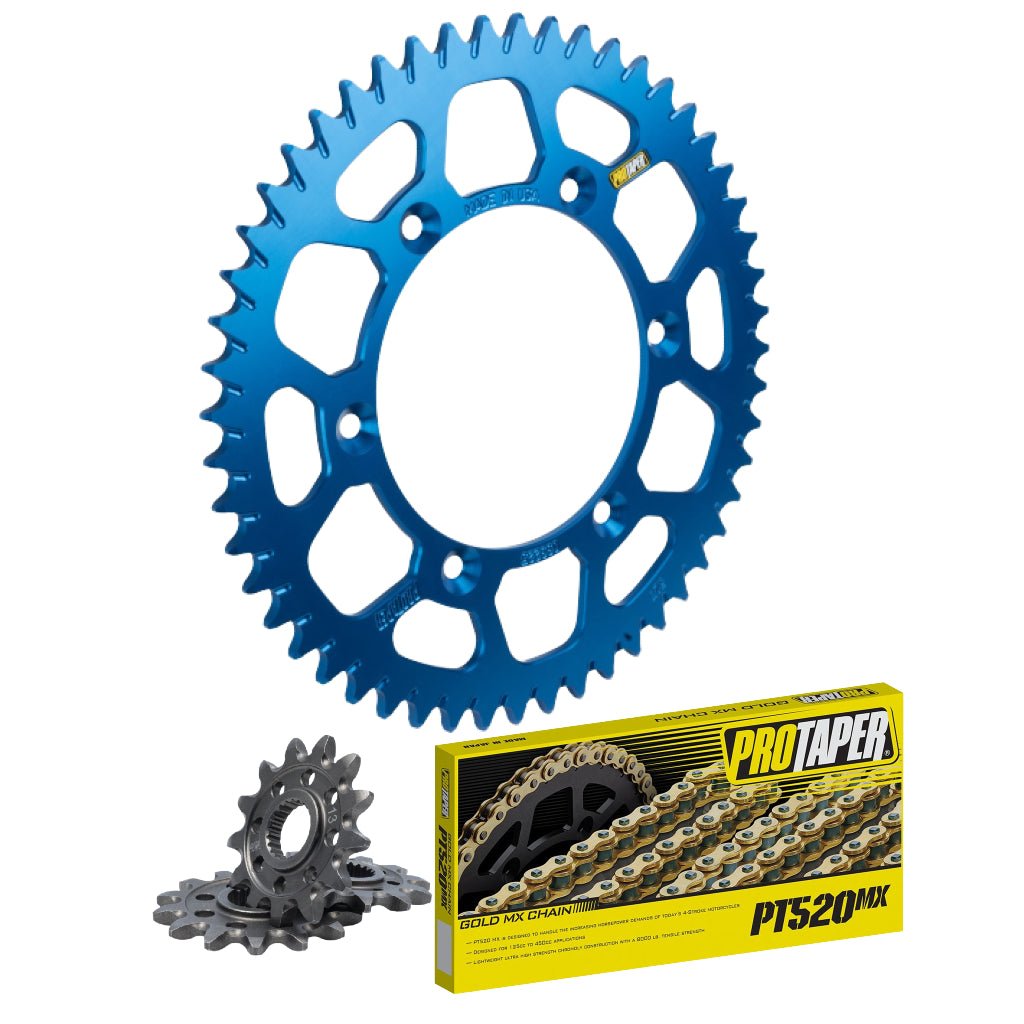 Gold Chain And Sprocket Kit For Aprilia RS 125 Extrema – Heavy Duty, 17T Front 40T Rear, 2004-2005