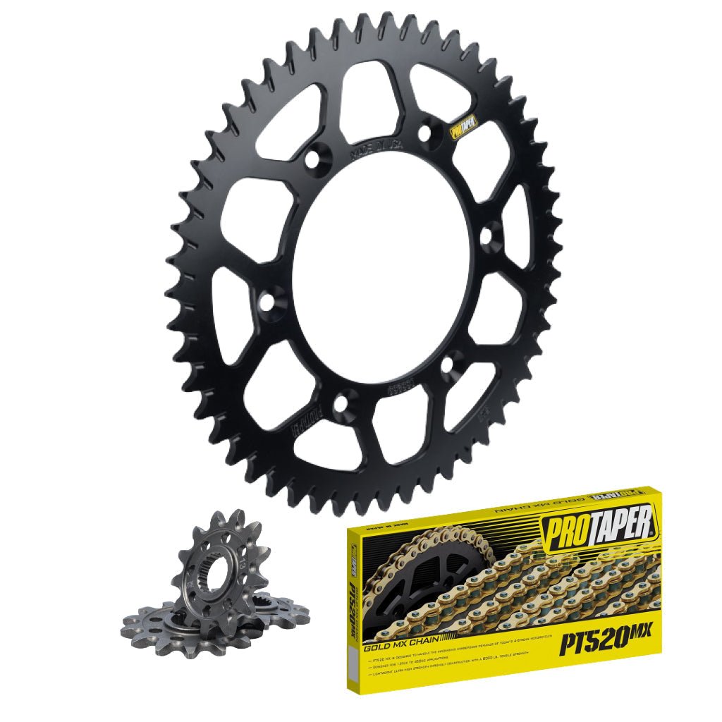 ProTaper Gold Series Chain & Sprocket Kit Yamaha YZ/YZF/WR 125 - 250 - MojoMotoSport.com