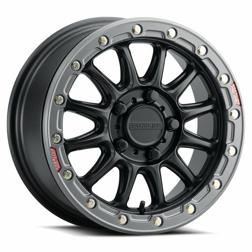 Raceline A14 Alpha Black/Gunmetal Beadlock Wheels - MojoMotoSport.com