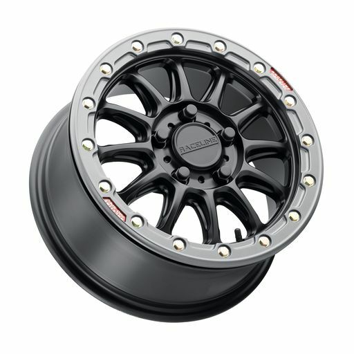Raceline A14 Alpha Black/Gunmetal Beadlock Wheels - MojoMotoSport.com