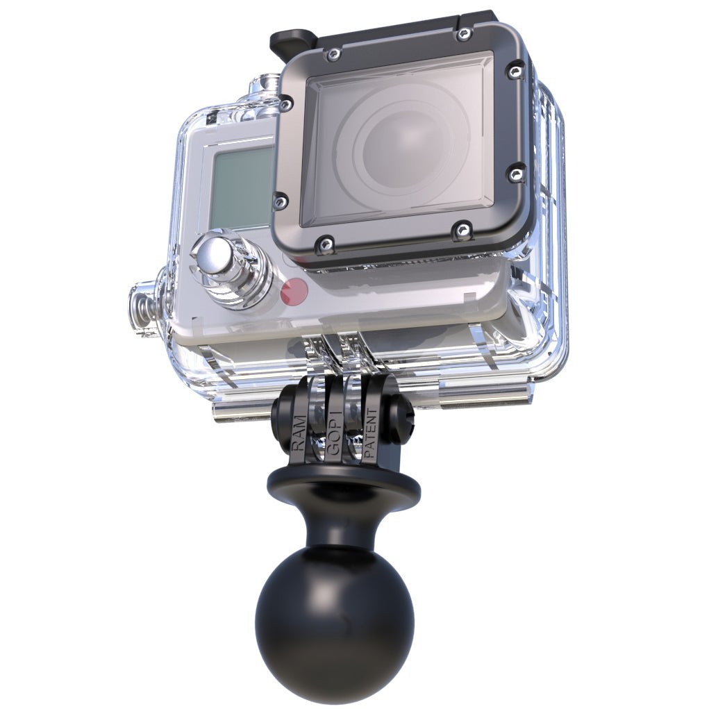 Ram Action Camera Universal Ball Adapter | RAP - B - 202U - GOP1 - MojoMotoSport.com