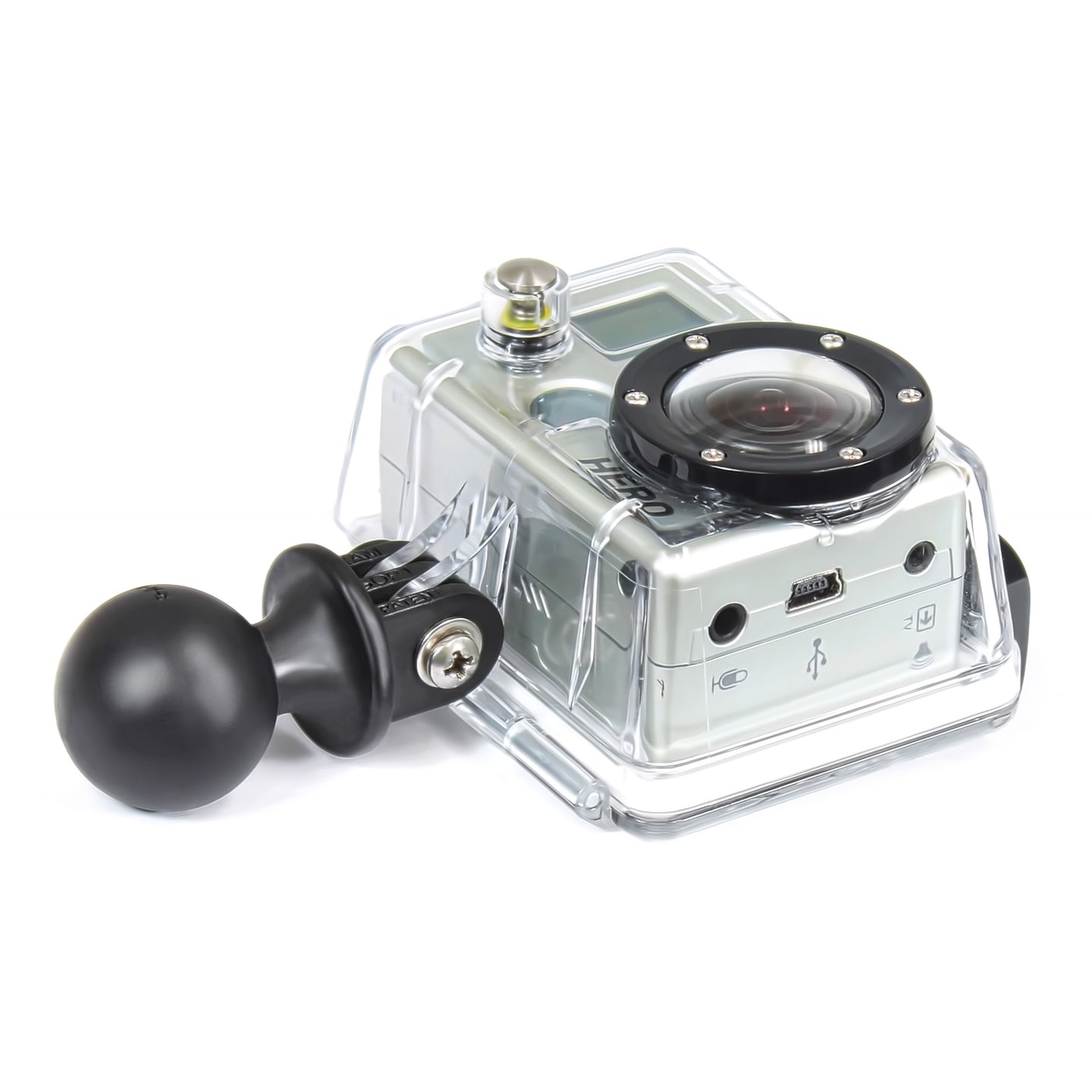 Ram Action Camera Universal Ball Adapter | RAP - B - 202U - GOP1 - MojoMotoSport.com