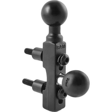 Ram Brake/Clutch Reservoir Base w/ 2 1" Balls | RAM - B - 309 - 2U - MojoMotoSport.com