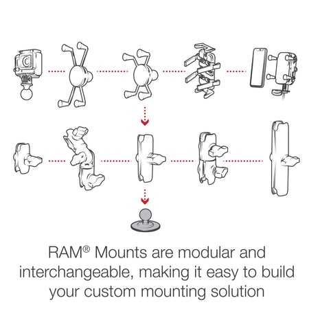 Ram Flex Adhesive Ball Base | RAP - B - 378U - MojoMotoSport.com
