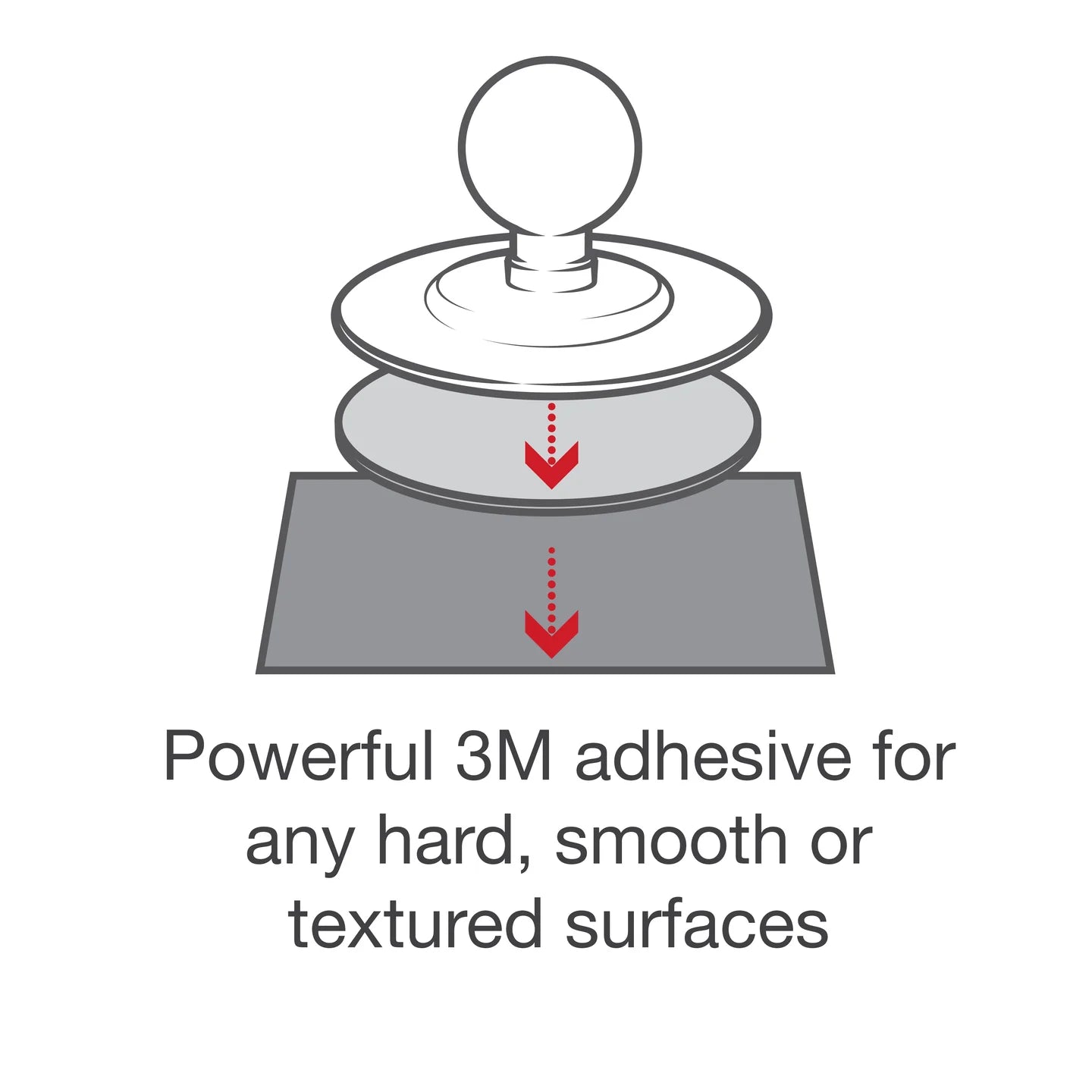 Ram Flex Adhesive Ball Base | RAP - B - 378U - MojoMotoSport.com