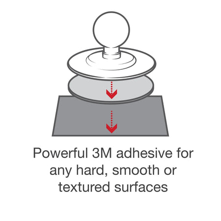Ram Flex Adhesive Ball Base | RAP - B - 378U - MojoMotoSport.com