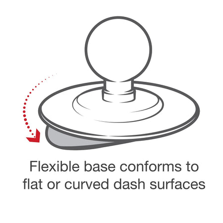 Ram Flex Adhesive Ball Base | RAP - B - 378U - MojoMotoSport.com