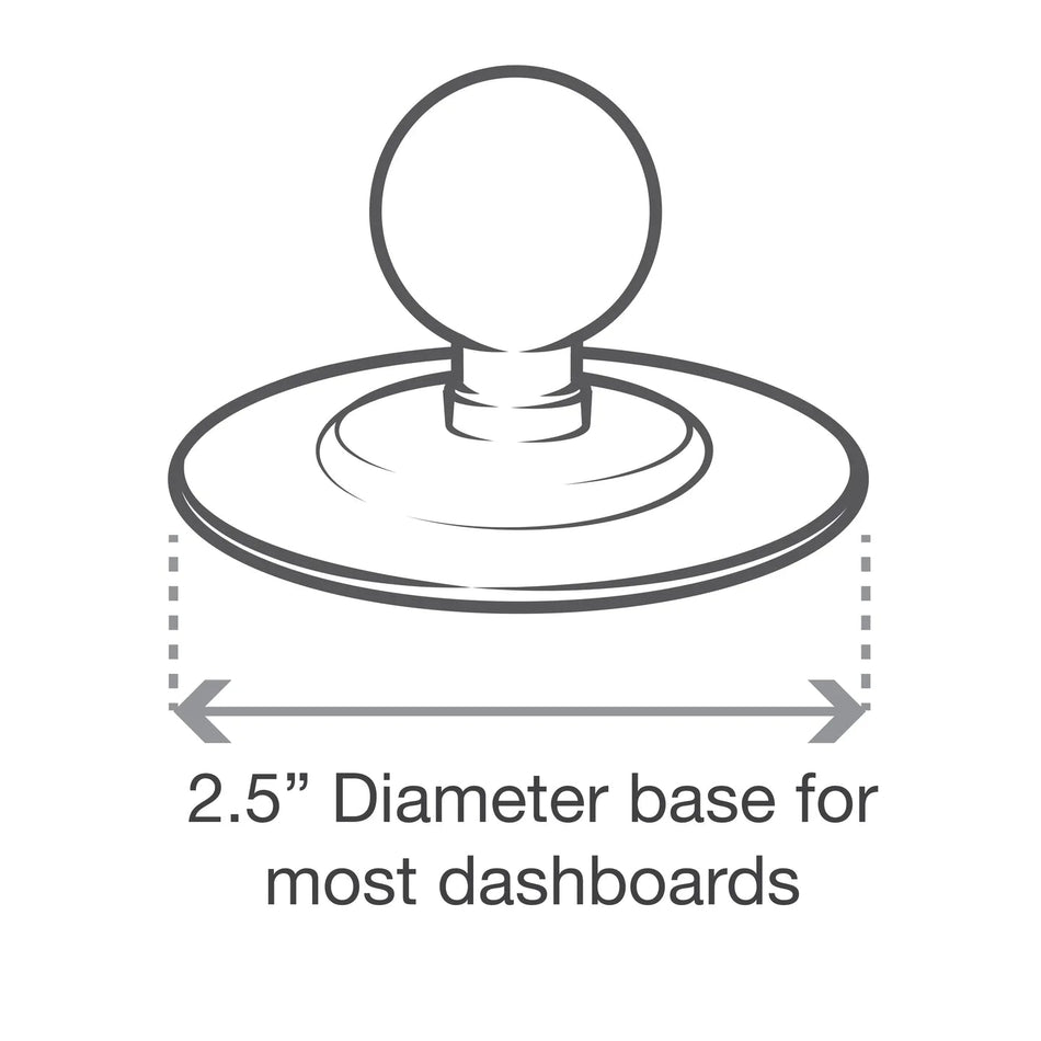 Ram Flex Adhesive Ball Base | RAP - B - 378U - MojoMotoSport.com