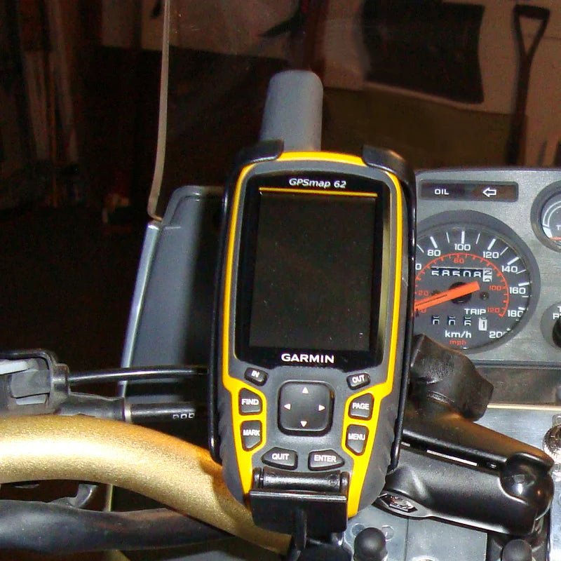Ram Form - Fit Cradle for Garmin Astro 320, GPSMAP 62 & 64 Series | RAM - HOL - GA41U - MojoMotoSport.com