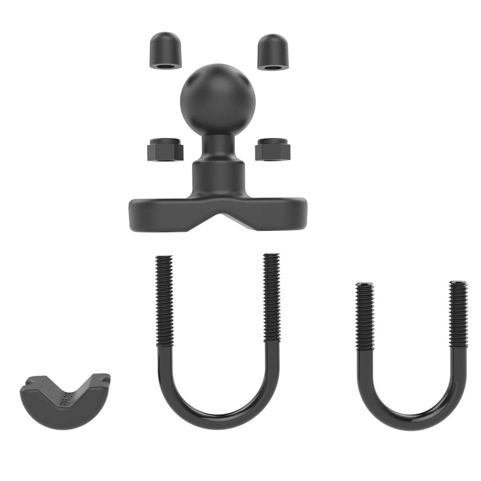 Ram Handlebar U - Bolt Base for Rails 0.5" - 1.25" in Diameter - B Size | RAM - B - 231ZU - MojoMotoSport.com