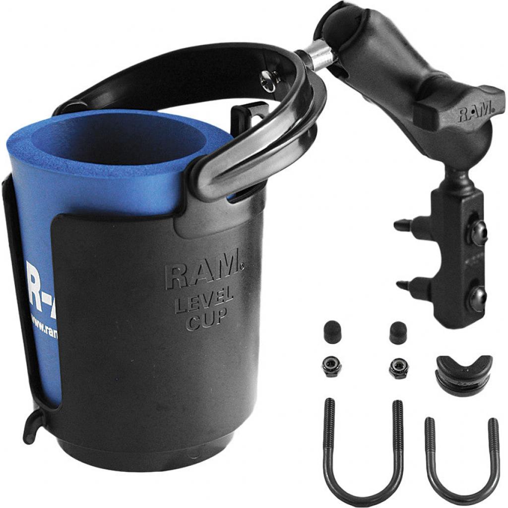 Ram Level Cup 16oz Drink Holder Brake/Clutch Reservoir Mount | RAM - B - 132 - 309 - MojoMotoSport.com