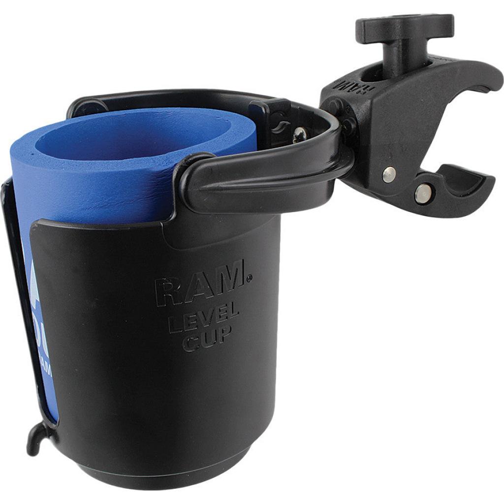 Ram Level Cup 16oz Drink Holder w/ Tough - Claw Mount | RAM - B - 132 - 400 - MojoMotoSport.com