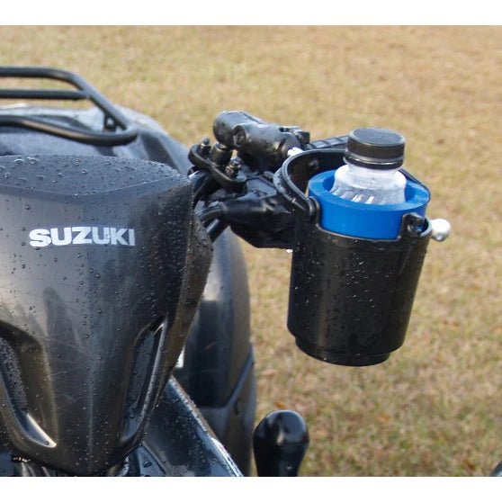 Ram Level Cup 16oz Drink Holder w/ U - Bolt Base - .5" - 1.25" Rails | RAM - B - 132R - MojoMotoSport.com
