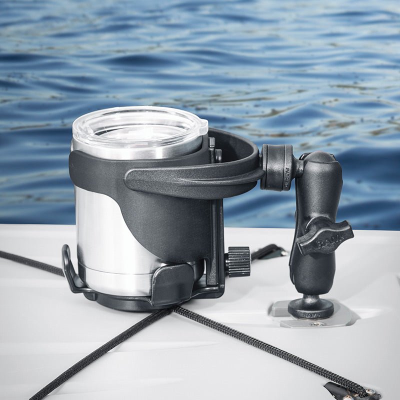 Ram Level Cup XL 32oz Drink Holder w/ Ball | RAP - B - 417B - MojoMotoSport.com