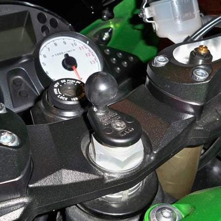 Ram Motorcycle Fork Stem Double Ball Mount | RAM - B - 176 - MojoMotoSport.com