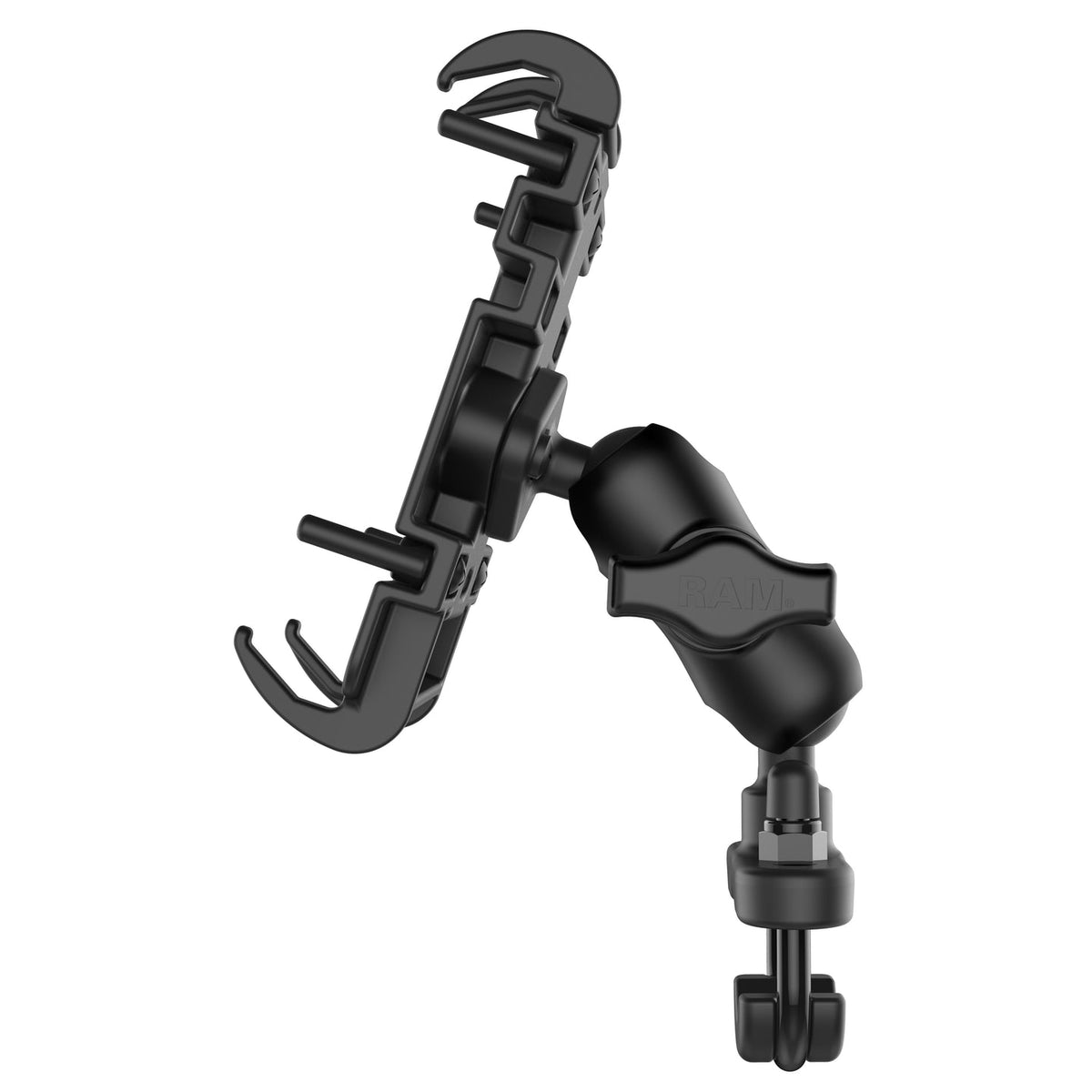 Ram Quick - Grip Phone Mount w/ Handlebar U - Bolt Base - Short | RAM - B - 149Z - A - PD3U - MojoMotoSport.com