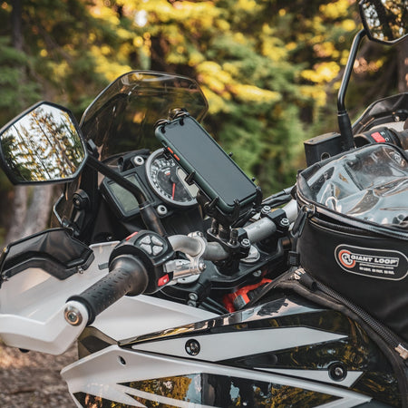 Ram Quick - Grip XL Phone Mount w/ Handlebar U - Bolt Base - Short | RAM - B - 149Z - A - PD4U - MojoMotoSport.com