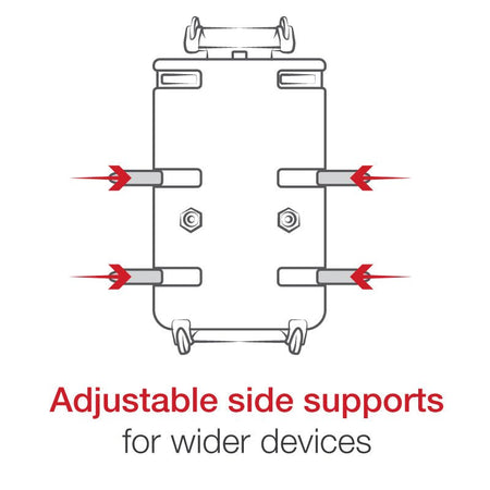 Ram Quick - Grip XL Phone Mount w/ Handlebar U - Bolt Base - Short | RAM - B - 149Z - A - PD4U - MojoMotoSport.com