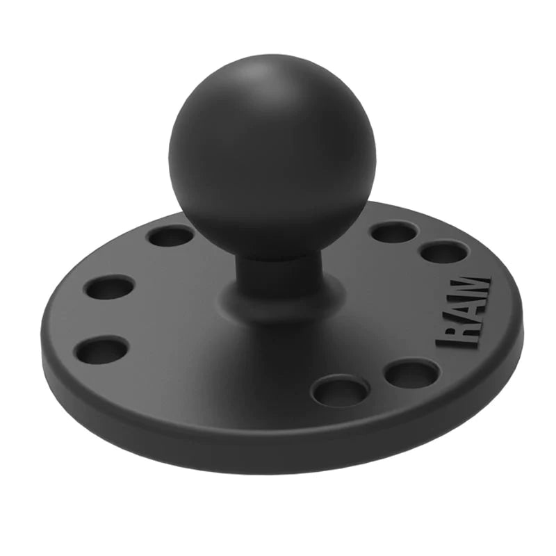 Ram Round Plate with Ball - B Size | RAM - B - 202U - MojoMotoSport.com