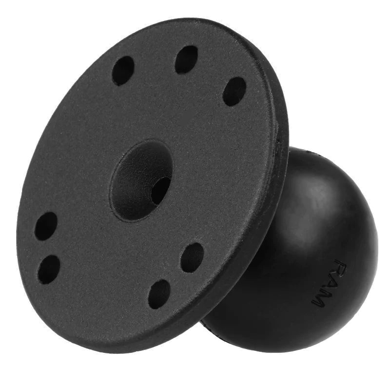 Ram Round Plate with Ball - C Size | RAM - 202U - MojoMotoSport.com
