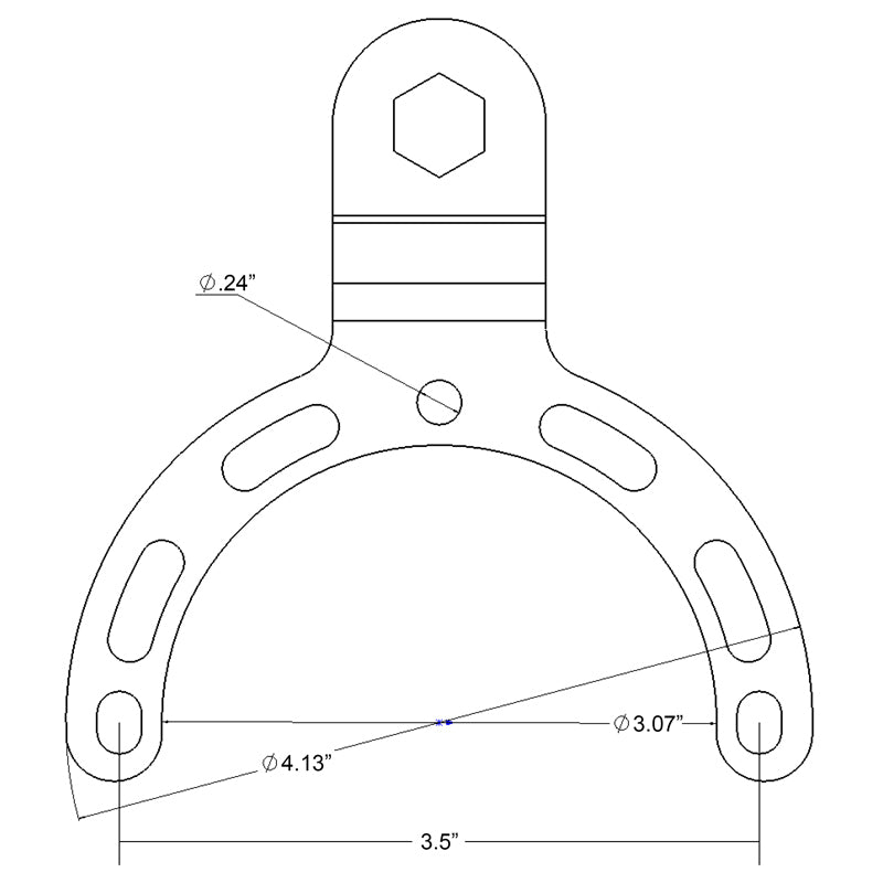 Ram Small Gas Tank Ball Base for Motorcycles | RAM - B - 410U - MojoMotoSport.com