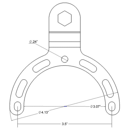 Ram Small Gas Tank Ball Base for Motorcycles | RAM - B - 410U - MojoMotoSport.com