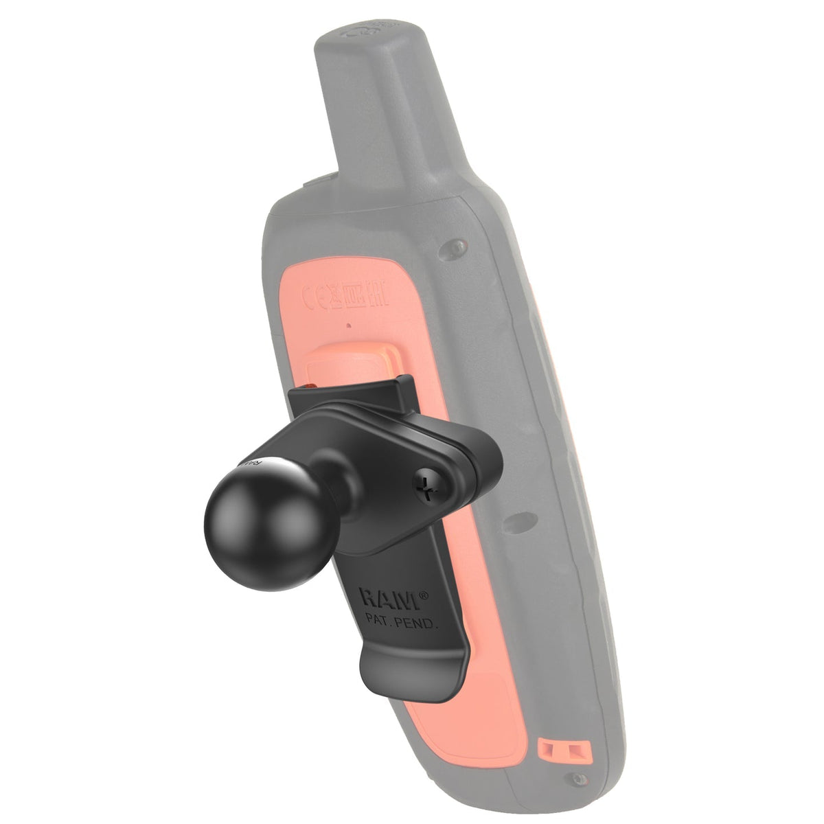 Ram Spine Clip Holder w/ Ball Garmin Handheld Devices | RAM - B - 202 - GA76U - MojoMotoSport.com