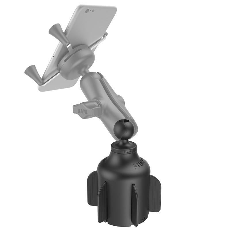 Ram Stubby Cup Holder Ball Base w/ 1" Ball | RAP - B - 299 - 4U - MojoMotoSport.com