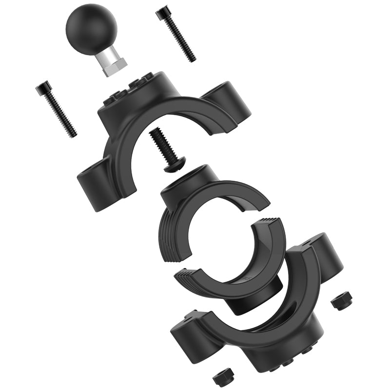 Ram Torque 1½" - 2" Diameter Rail Base - B Size Aluminum Ball | RAM - B - 415 - 15 - 2U - MojoMotoSport.com