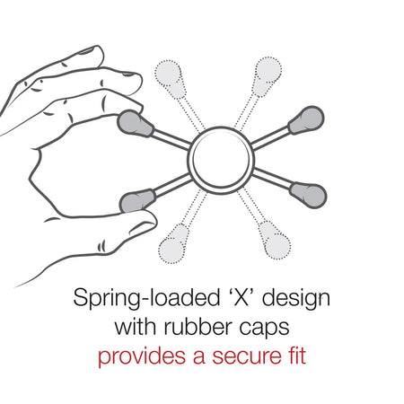 Ram X - Grip Large Phone Holder w/ Ball - B Size | RAM - HOL - UN10BU - MojoMotoSport.com