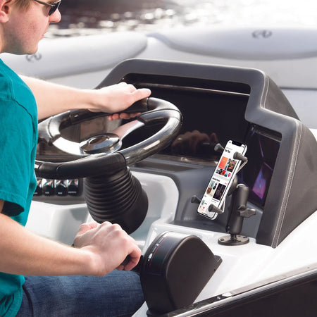 Ram X - Grip Large Phone Holder w/ Ball - B Size | RAM - HOL - UN10BU - MojoMotoSport.com