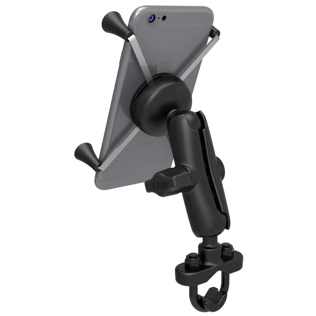 Ram X - Grip Large Phone Mount w/ Handlebar U - Bolt Base - Medium | RAM - B - 149Z - UN10U - MojoMotoSport.com