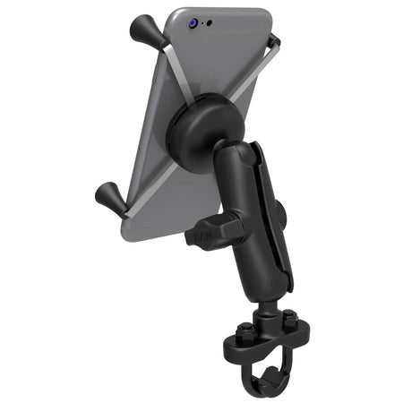 Ram X - Grip Large Phone Mount w/ Handlebar U - Bolt Base - Medium | RAM - B - 149Z - UN10U - MojoMotoSport.com