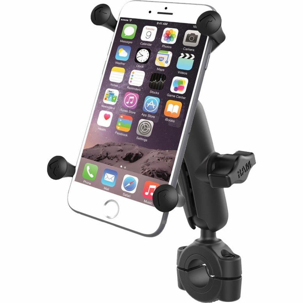 Ram X - Grip Large Phone Mount w/ Torque Medium Rail Base - Medium Arm | RAM - B - 408 - 75 - 1 - UN10U - MojoMotoSport.com