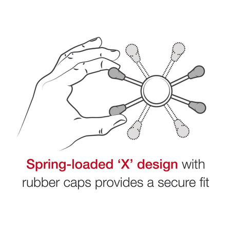 Ram X - Grip Large Phone Mount w/ Twist - Lock Suction Cup - Medium | RAM - B - 166 - UN10 - MojoMotoSport.com