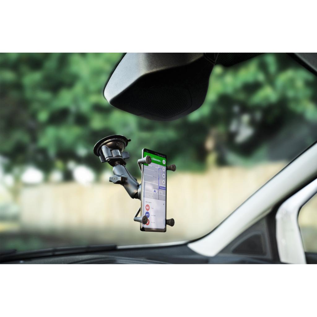 Ram X - Grip Large Phone Mount w/ Twist - Lock Suction Cup - Medium | RAM - B - 166 - UN10 - MojoMotoSport.com