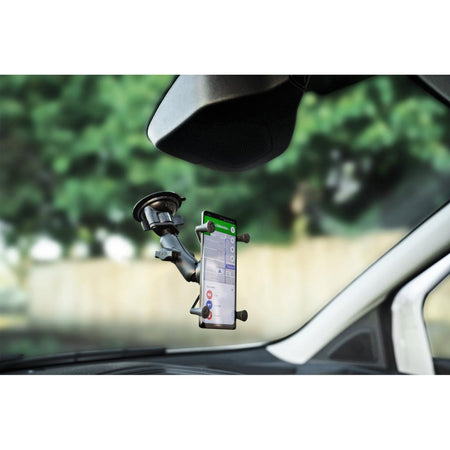 Ram X - Grip Large Phone Mount w/ Twist - Lock Suction Cup - Medium | RAM - B - 166 - UN10 - MojoMotoSport.com