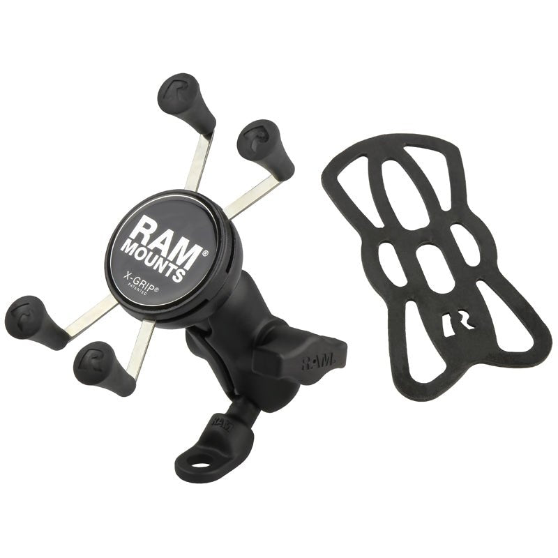 Ram X - Grip Phone Mount w/ 9mm Angled Bolt Head Adapter | RAM - B - 272 - A - UN7 - MojoMotoSport.com