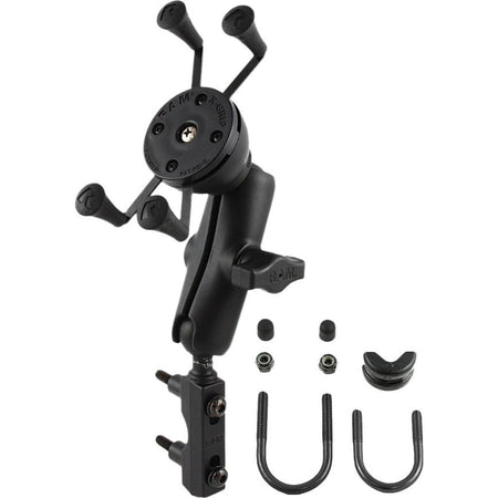 Ram X - Grip Phone Mount w/ Brake/Clutch Reservoir Base - Medium | RAM - B - 174 - UN7 - MojoMotoSport.com
