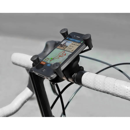 Ram X - Grip Phone Mount w/ RAM EZ - On/Off Bicycle Base | RAP - 274 - 1 - UN7 - MojoMotoSport.com