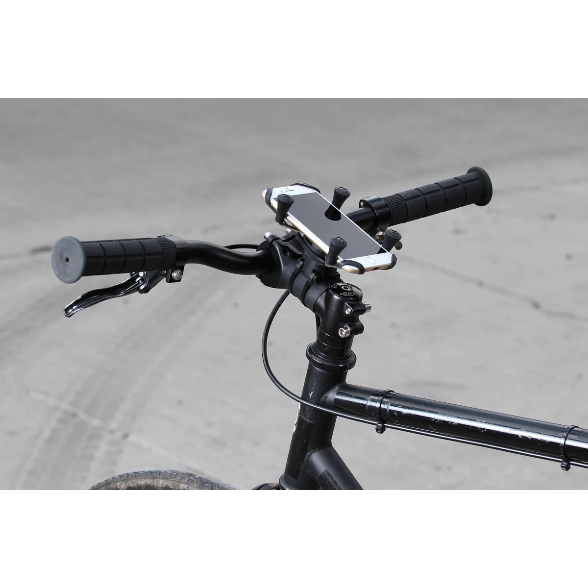 Ram X - Grip Phone Mount w/ RAM EZ - On/Off Bicycle Base | RAP - 274 - 1 - UN7 - MojoMotoSport.com