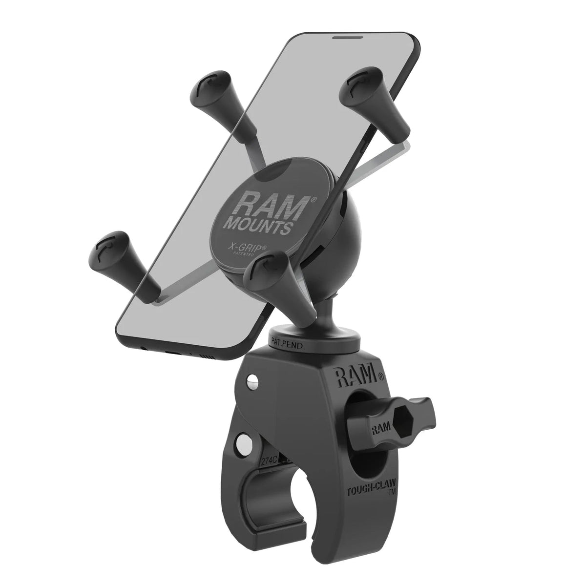 Ram X - Grip Phone Mount w/ RAM Snap - Link Tough - Claw | RAM - HOL - UN7 - 400 - MojoMotoSport.com