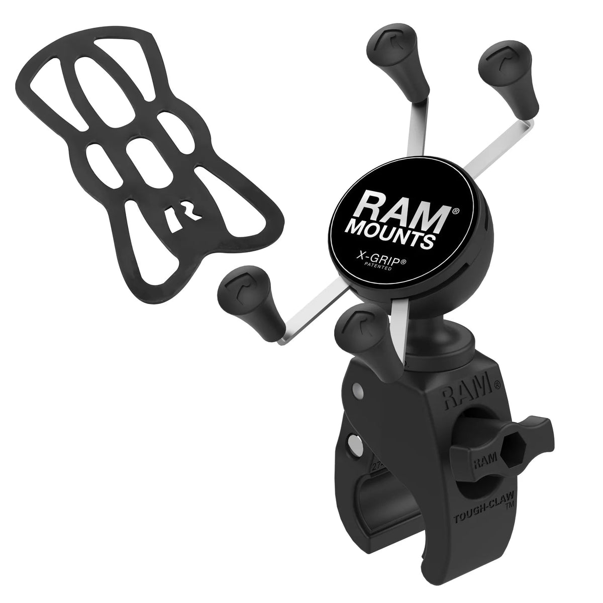 Ram X - Grip Phone Mount w/ RAM Snap - Link Tough - Claw | RAM - HOL - UN7 - 400 - MojoMotoSport.com