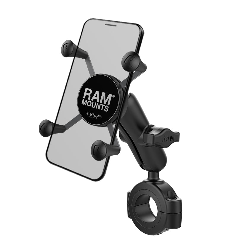 Ram X - Grip Phone Mount w/ RAM Torque Large Rail Base - Medium | RAM - B - 408 - 112 - 15 - UN7 - MojoMotoSport.com