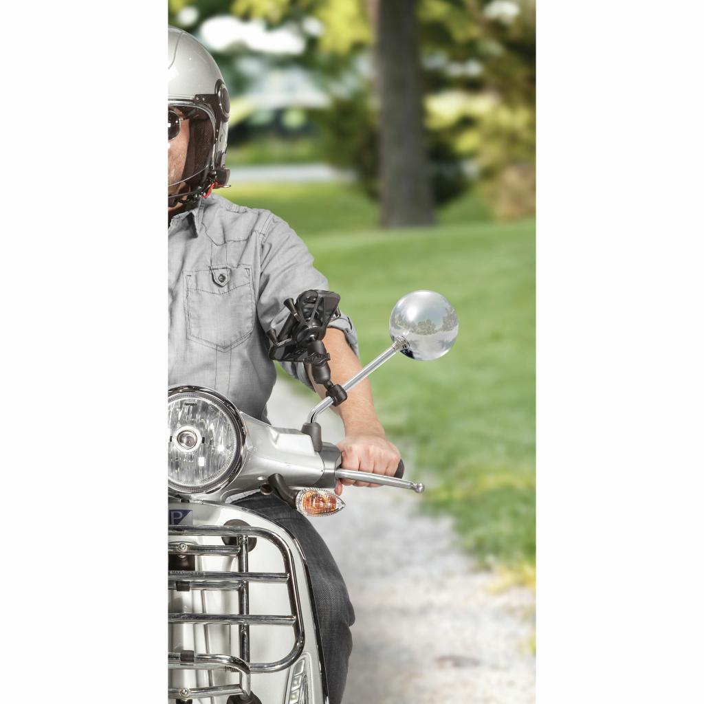 Ram X - Grip Phone Mount w/ Torque Medium Rail Base - Short | RAM - B - 408 - 75 - 1 - A - UN7 - MojoMotoSport.com