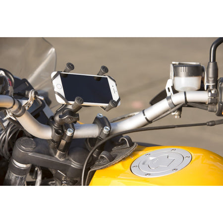 Ram X - Grip Phone Mount w/ Torque Medium Rail Base - Short | RAM - B - 408 - 75 - 1 - A - UN7 - MojoMotoSport.com