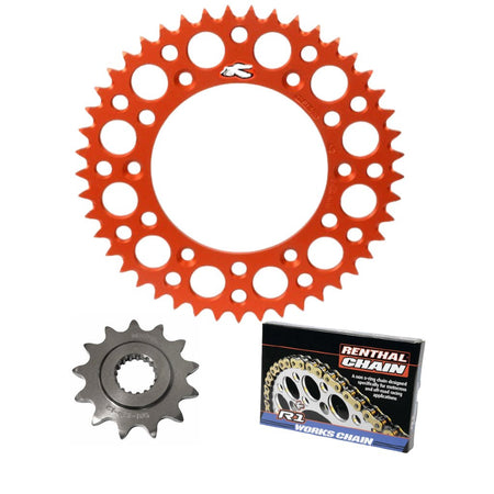 Renthal Chain & Ultralight Sprocket Kit KTM/Husqvarna 65cc '09 - 23 - MojoMotoSport.com